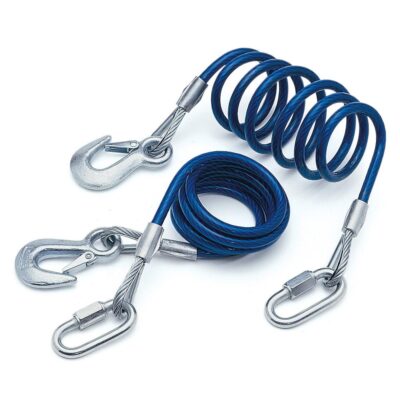 68-Inch 6000 lb. Coiled Safety Cables