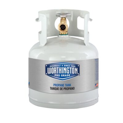 Worthington Steel Refillable Propane Cylinder, 4.25 lbs.