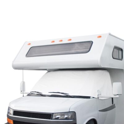 Overdrive RV Windshield Cover with Cutouts – Dodge Sprinter, White