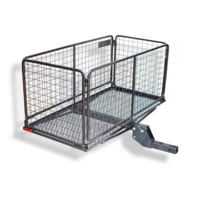 Cargo Carrier Basket with 4 inch Raised Folding Shank