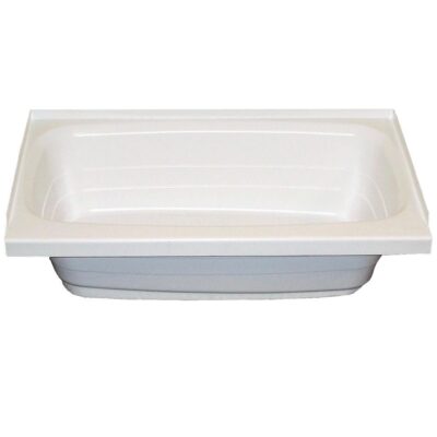 Lippert Bathtub with Left-Side Drain, 24″ x 40″, White