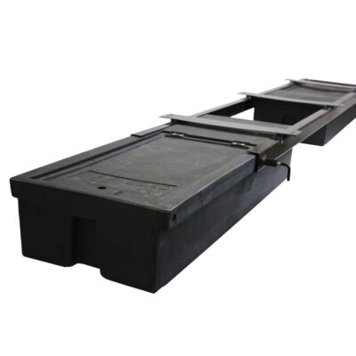 Underchassis Storage Container, Double Without Spare Tire Carrier