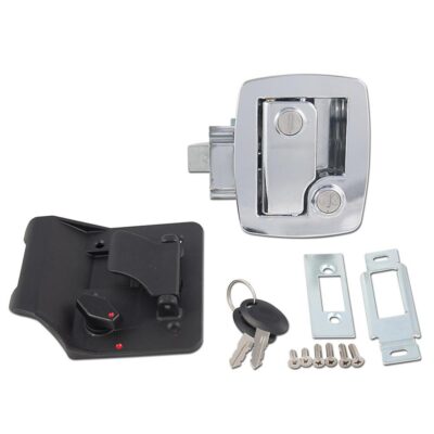 Bauer Travel Trailer Lock with Keys – Chrome