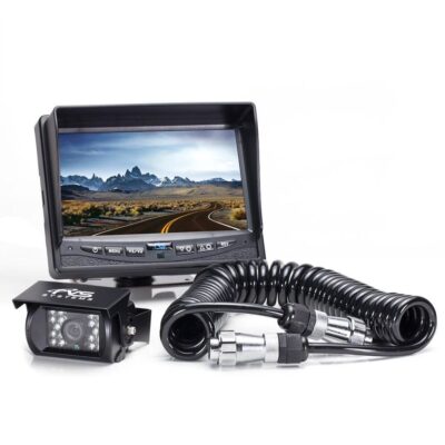 Rear View Camera System – One Camera Setup with Trailer Tow Quick Connect/Disconnect Kit