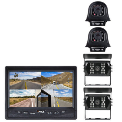 RVS Backup Camera System with Quad View Monitor