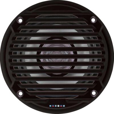 Jensen MS5006BR 5.25″ Dual Cone Waterproof Speakers, Black, Pair