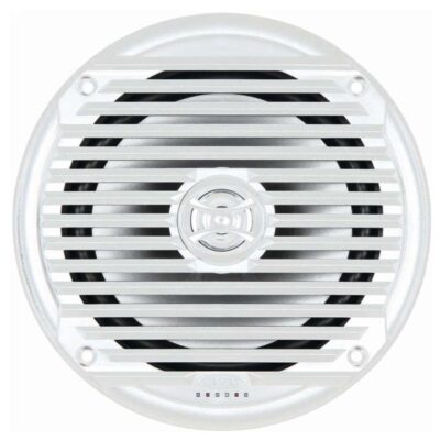 Jensen 6.5″ Coaxial Waterproof RV Outdoor Speakers 2-Pack, White