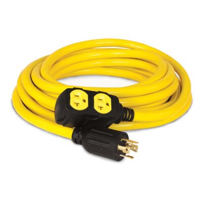 Champion 25′ 30A Box-Style Generator Power Cord Up To 7500 Watts