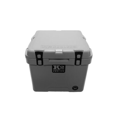 K2 Summit 30 Quart Cooler, Steel Gray