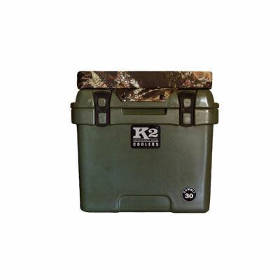 K2 Summit 30 Quart Cooler Seat Cushion, Mossy Oak Infinity Breakup Camo