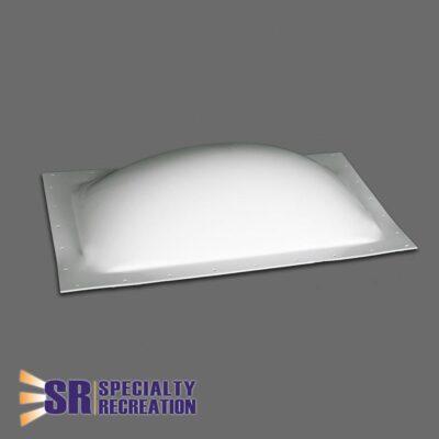 RV Skylight, Thermoformed Polycarbonate, 18” x 30”, White