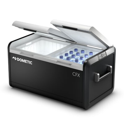 Dometic CFX3 94 Liter/133 Can 12V Compressor Dual-Zone Powered Portable Refrigerator/Freezer