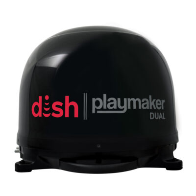 DISH Playmaker Dual Portable Satellite Antenna, Black