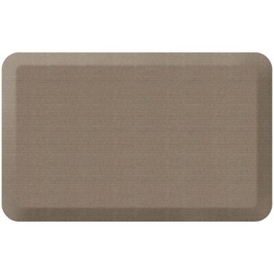 NewLife by GelPro Designer Comfort Kitchen Mat, 20" x 32", Grasscloth Pecan