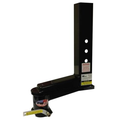 Gooseneck 12" Offset Coupler, 4.5" Square Tube