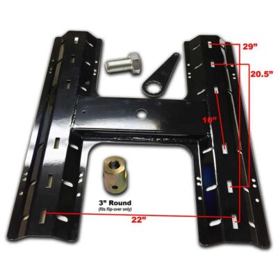 5th Wheel Rail Plate for FlipOver Gooseneck Hitches