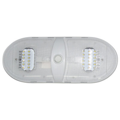 Valterra DG91430VP Slim Line Double Dome Overhead LED Light