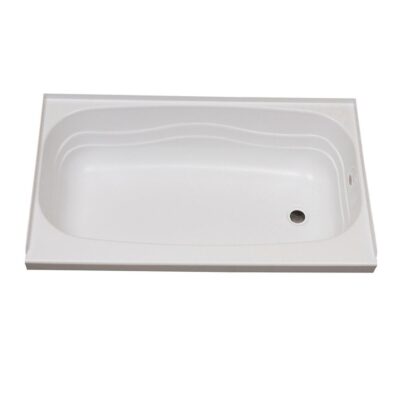 Replacement ABS Bath Tub, 24” x 40”, White with Right Drain