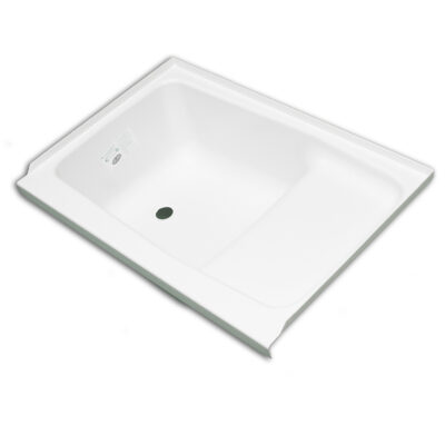 Replacement ABS Step Tub, 24” x 36”, White with Left Drain