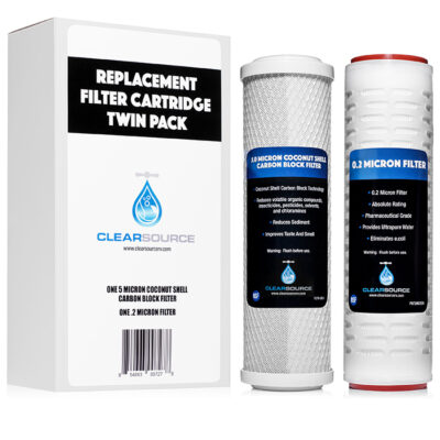 Clearsource Replacement RV Water Filter, 2-Pack