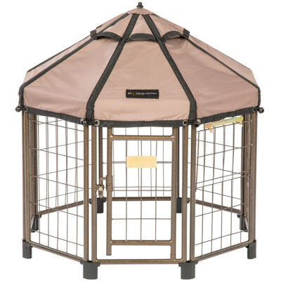 Advantek Dog Kennel Pet Gazebo, 3′