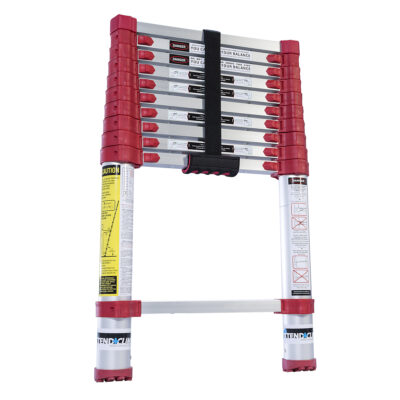 Xtend+Climb 10.5′ Aluminum Telescoping Extension Ladder, 14.5′ Reach Height, 250-lb. Load Capacity, ANSI Type 1 Duty Rating