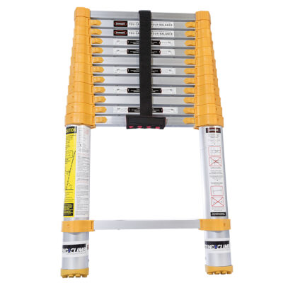 Xtend+Climb 12.5′ Aluminum Telescoping Extension Ladder, 16.5′ Reach Height, 250-lb. Load Capacity, ANSI Type 1 Duty Rating