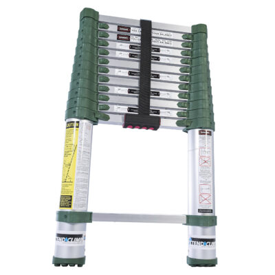 Xtend+Climb 12.5′ Aluminum Telescoping Extension Ladder, 16.5′ Reach Height, 300-lb. Load Capacity, ANSI Type 1A Duty Rating