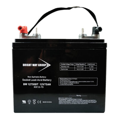 Bright Way 12V 75Ah AGM Battery