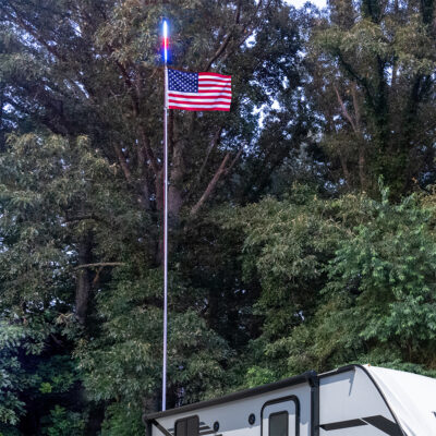 Pyramid LED Whips Flagpole Kit and Camp Locator with Bluetooth Control