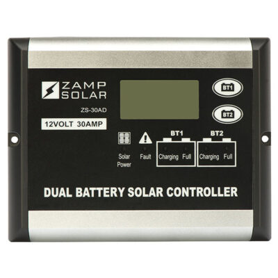 Zamp Solar 30-Amp Dual Battery Bank 5-Stage PWM Charge Controller