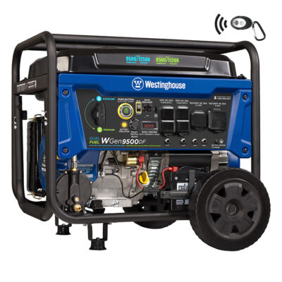 Westinghouse WGen9500DF 12,500/9,500-Watt Dual Fuel Portable Generator