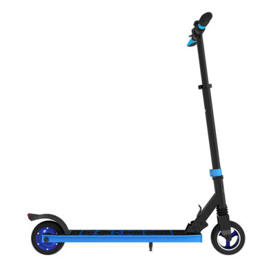 Swagger 8 Foldable Electric Scooter, Black and Blue