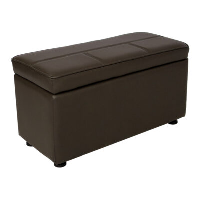 kathy ireland® Ottoman, Chestnut