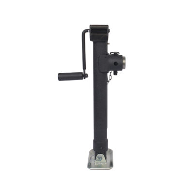 Trailer Valet Blackout 5,000 lbs Side Wind Welded Pipe Mount Jack – 15 inch Travel