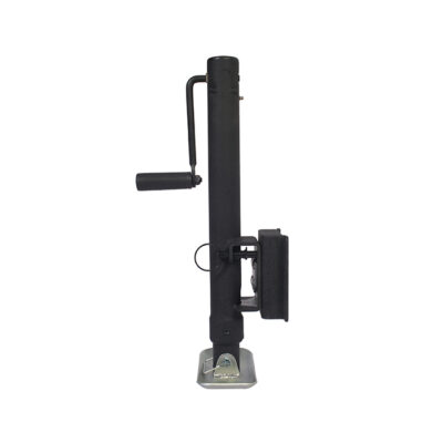 Trailer Valet Blackout 2,000 lbs Side Wind Swivel Mount Jack – 15 inch Travel