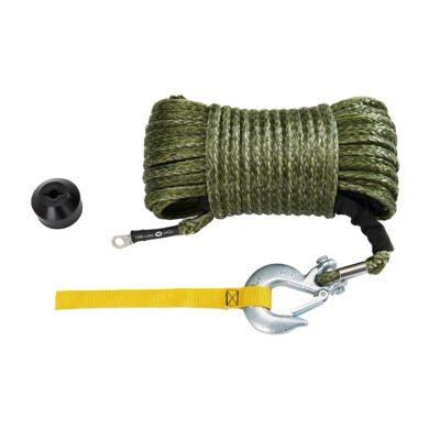 Off Terrain Synthetic Winch Rope Kit, 95′ x 0.375″