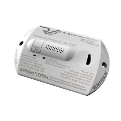 RV Safe Propane Gas Alarm, 2-Wire, White