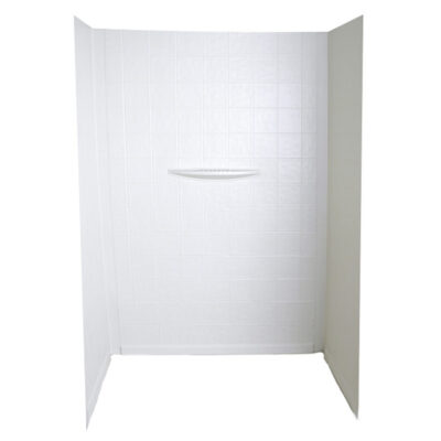 Better Bath RV Shower Wall Surround, 24″ x 40″ x 62″, White