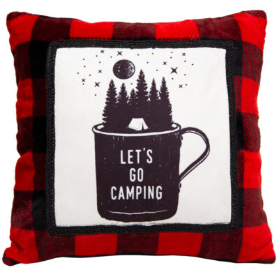 Let’s Go Camping Pillow