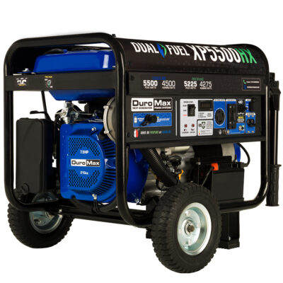 DuroMax 5,500-Watt 210cc Dual Fuel Portable Generator with CO Alert