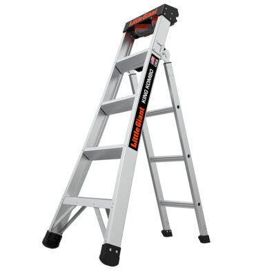 Little Giant Ladders King Kombo Pro Aluminum 5′ Ladder