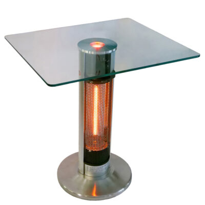 EnerG+ Infrared Electric 1500W Outdoor Heater Square Bistro Table