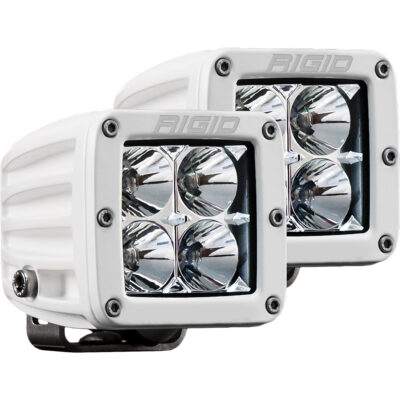 RIGID D-Series PRO Hybrid-Flood LED – Pair – White