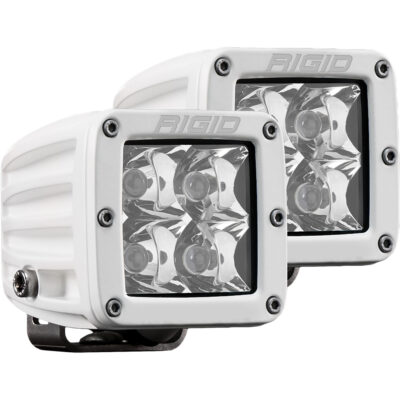 RIGID D-Series PRO Hybrid-Spot LED – Pair – White