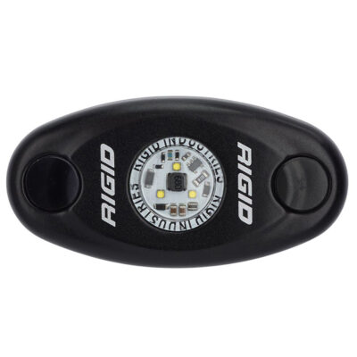 RIGID A-Series Black High Power LED Light Single – Cool White