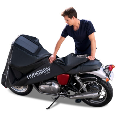 Hyperion® Motorcycle Cover w/ Solar Charger – XXL