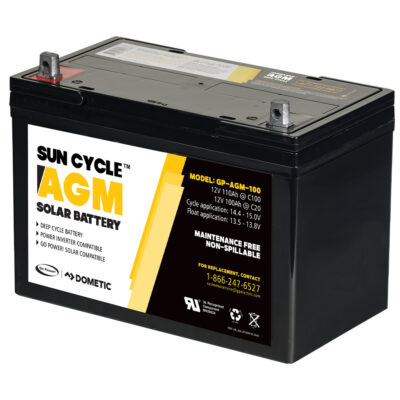 Go Power! 12-Volt Sun Cycle AGM Solar Battery