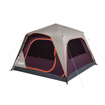 Coleman Skylodge 4-Person Instant Camping Tent, Blackberry