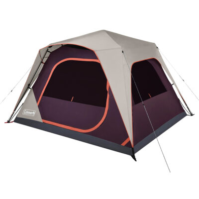 Coleman Skylodge 6-Person Instant Camping Tent, Blackberry